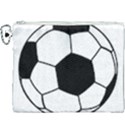 Soccer Lovers Gift Canvas Cosmetic Bag (XXXL) View1