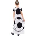 Soccer Lovers Gift Kids  Short Sleeve Maxi Dress View2