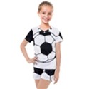 Soccer Lovers Gift Kids  Mesh Tee and Shorts Set View1