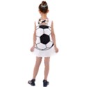 Soccer Lovers Gift Kids  Cross Back Dress View2