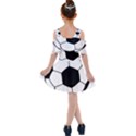 Soccer Lovers Gift Kids  Shoulder Cutout Chiffon Dress View2