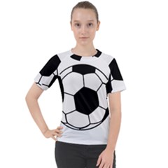 Soccer Lovers Gift Women s Sport Raglan Tee