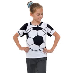 Soccer Lovers Gift Kids  Mesh Piece Tee