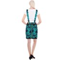 420 ganja pattern, weed leafs, marihujana in colors Braces Suspender Skirt View2