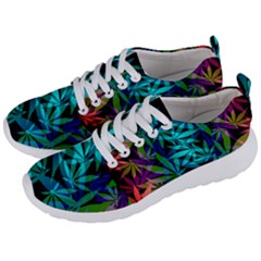 420 Ganja Pattern, Weed Leafs, Marihujana In Colors Men s Lightweight Sports Shoes by Casemiro