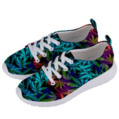 420 Ganja Pattern, Weed Leafs, Marihujana In Colors Women s Lightweight Sports Shoes by Casemiro