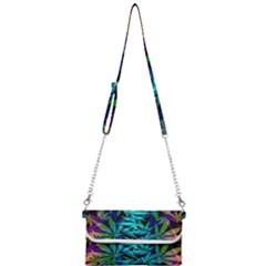 420 Ganja Pattern, Weed Leafs, Marihujana In Colors Mini Crossbody Handbag by Casemiro