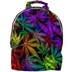 Ganja In Rainbow Colors, Weed Pattern, Marihujana Theme Mini Full Print Backpack by Casemiro