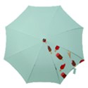 Ice Cream pattern, light blue background Hook Handle Umbrellas (Small) View1