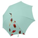 Ice Cream pattern, light blue background Hook Handle Umbrellas (Small) View2