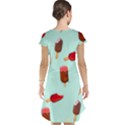 Ice Cream pattern, light blue background Cap Sleeve Nightdress View2