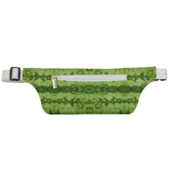 Watermelon Pattern, Fruit Skin In Green Colors Active Waist Bag by Casemiro