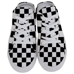 Chess Board Background Design Half Slippers by Vaneshart