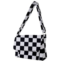 Chess Board Background Design Full Print Messenger Bag (l)