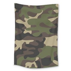 Texture Military Camouflage-repeats Seamless Army Green Hunting Large Tapestry by Vaneshart