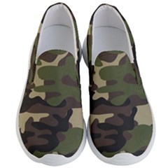 Texture Military Camouflage-repeats Seamless Army Green Hunting Men s Lightweight Slip Ons by Vaneshart