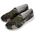 Texture military camouflage-repeats seamless army green hunting Men s Lightweight Slip Ons View2