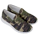 Texture military camouflage-repeats seamless army green hunting Men s Lightweight Slip Ons View3