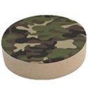 Texture military camouflage-repeats seamless army green hunting Wooden Bottle Opener (Round) View1