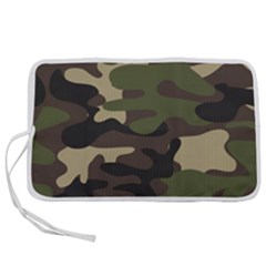 Texture Military Camouflage-repeats Seamless Army Green Hunting Pen Storage Case (s) by Vaneshart