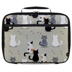 Cute Cat Seamless Pattern Full Print Lunch Bag by Vaneshart