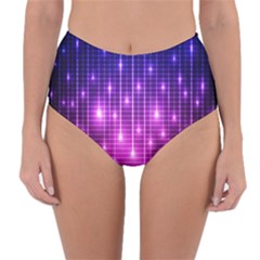 Shiny Stars Reversible High-waist Bikini Bottoms by Sparkle