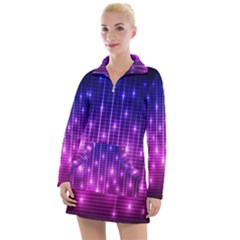 Shiny Stars Women s Long Sleeve Casual Dress by Sparkle