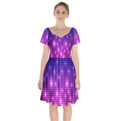 Shiny Stars Short Sleeve Bardot Dress by Sparkle