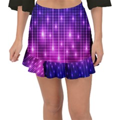 Shiny Stars Fishtail Mini Chiffon Skirt by Sparkle