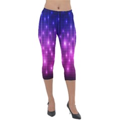 Shiny Stars Lightweight Velour Capri Leggings  by Sparkle