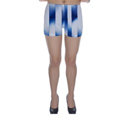 Blue Strips Skinny Shorts by Sparkle