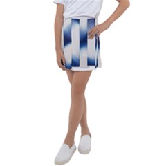 Blue Strips Kids  Tennis Skirt