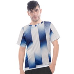 Blue Strips Men s Sport Top