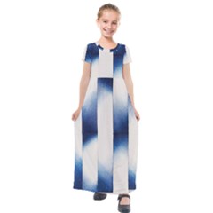 Shiny Stars Kids  Short Sleeve Maxi Dress