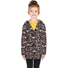 Shiny Hearts Kids  Double Breasted Button Coat by Sparkle