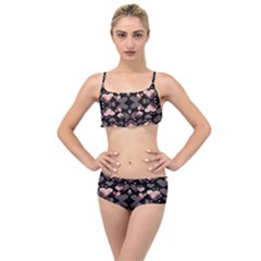 Shiny Hearts Layered Top Bikini Set by Sparkle