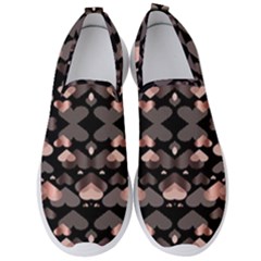 Shiny Hearts Men s Slip On Sneakers by Sparkle