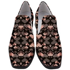 Shiny Hearts Women Slip On Heel Loafers by Sparkle