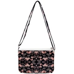 Shiny Hearts Double Gusset Crossbody Bag by Sparkle