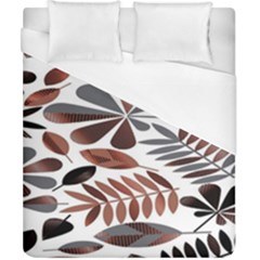 Shiny Leafs Duvet Cover (California King Size)