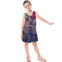 Glitter Butterfly Kids  Sleeveless Dress View1