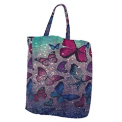 Glitter Butterfly Giant Grocery Tote by Sparkle