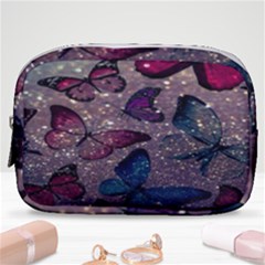 Glitter Butterfly Make Up Pouch (small)