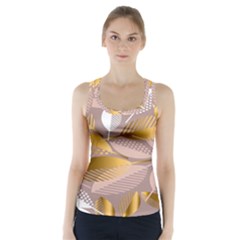 Digital Leafs Racer Back Sports Top by Sparkle