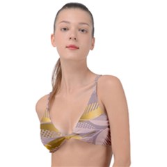 Digital Leafs Knot Up Bikini Top by Sparkle