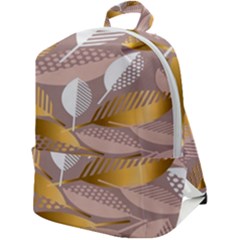 Digital Leafs Zip Up Backpack by Sparkle