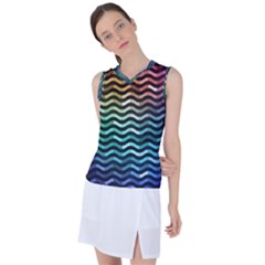 Digital Waves Women s Sleeveless Sports Top