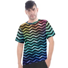 Digital Waves Men s Sport Top by Sparkle