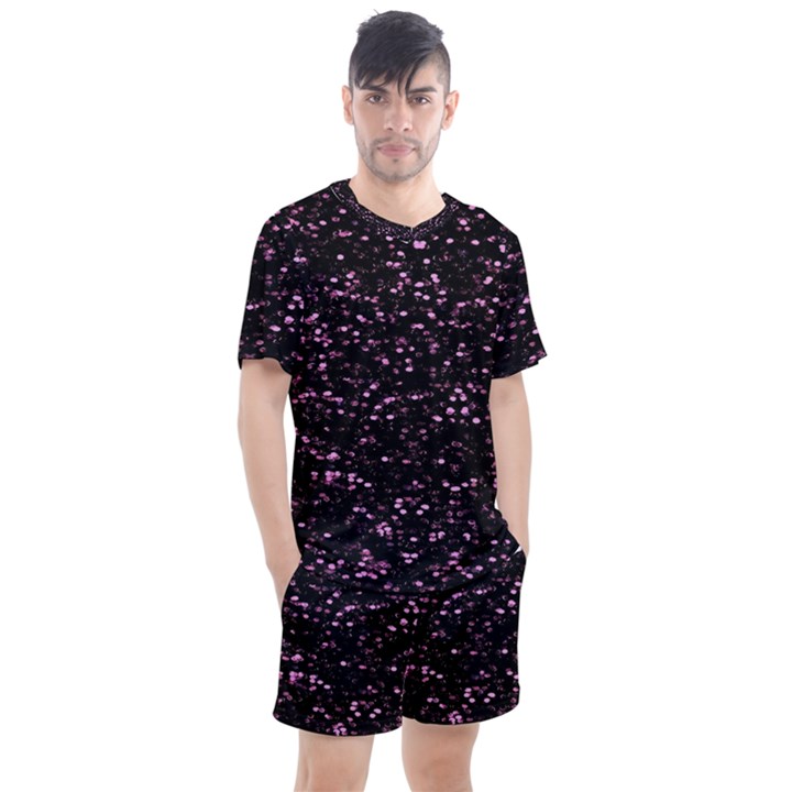 Digital Polka Men s Mesh Tee and Shorts Set