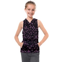 Digital Polka Kids  Sleeveless Hoodie